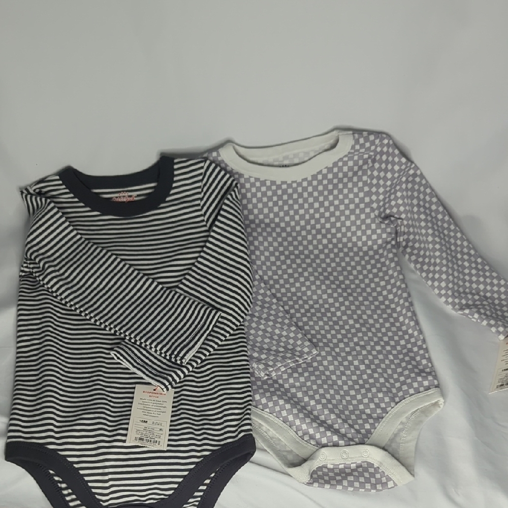 Striped and Checkered Kids One Pieces
